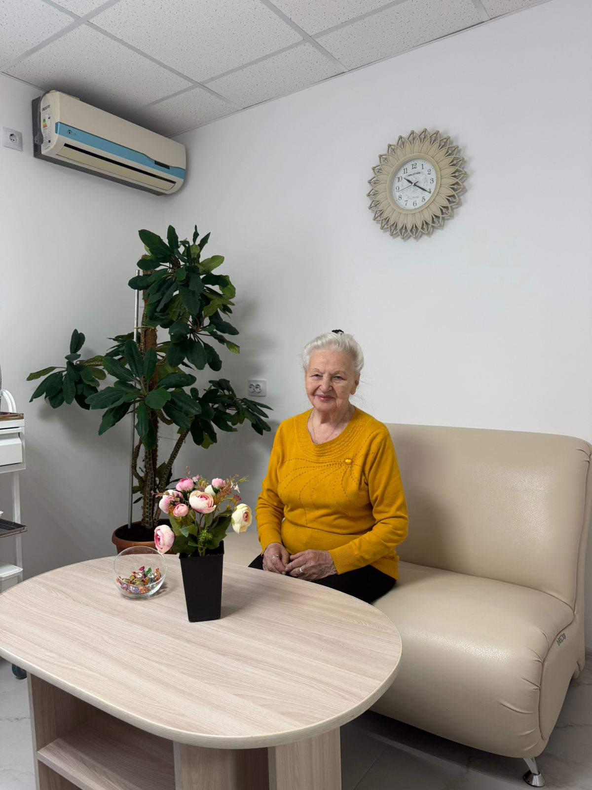 Зона отдыха с пространством для колясок